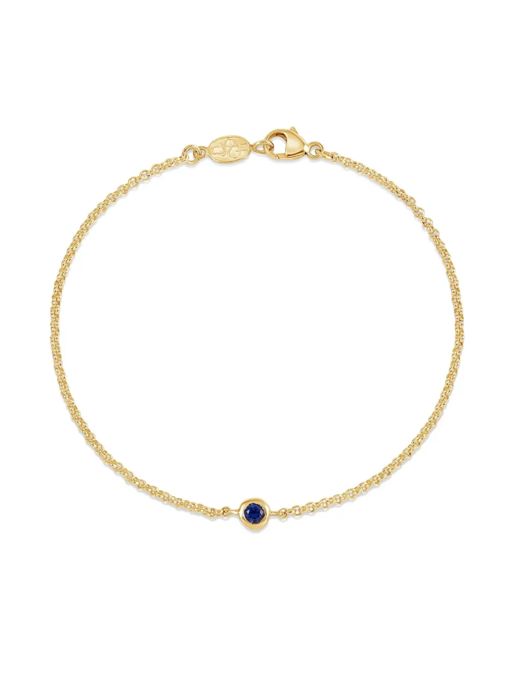 DOWER AND HALL Bracciale Dewdrop con zaffiro - Oro