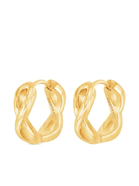 DOWER AND HALL small Entwined Infinity earrings 