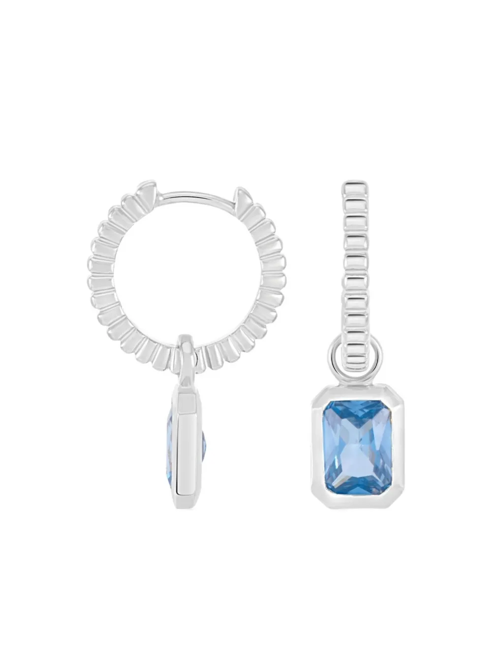 Dower & Hall Humbug Blue Topaz Earrings