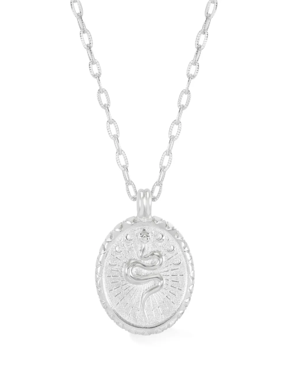 DOWER AND HALL Collana Snake con talismano | argento | Image 1