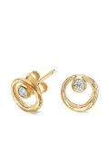 DOWER AND HALL Circle Dewdrop earrings - Gold