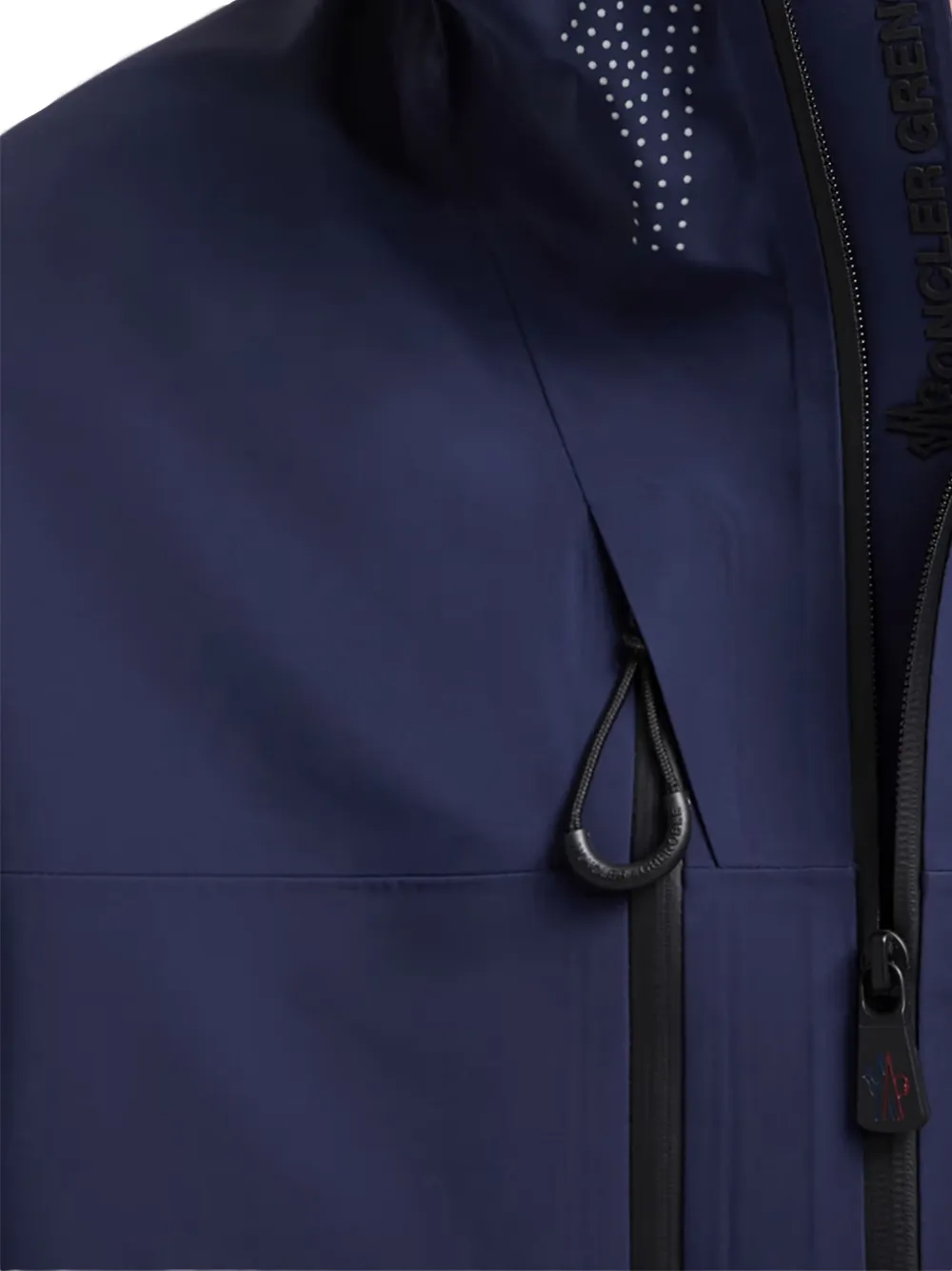 Moncler Grenoble Jack met logoprint Blauw