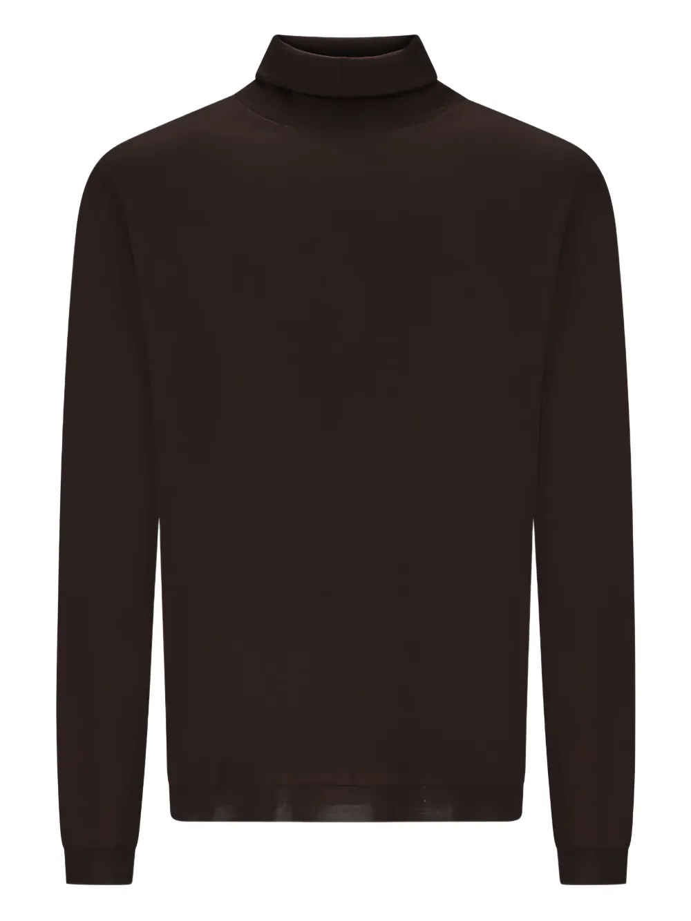 GOES BOTANICAL turtleneck sweater | Brown | Image 1