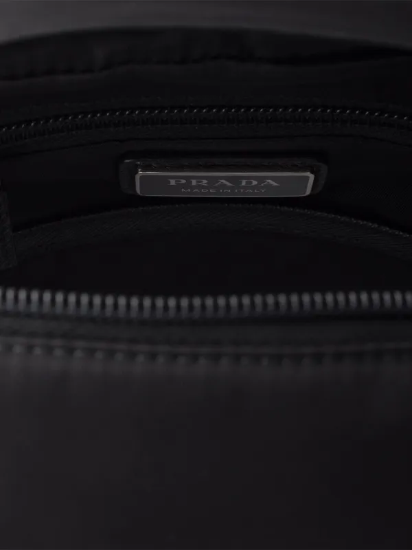Prada triangle-logo Backpack | Black | FARFETCH RO