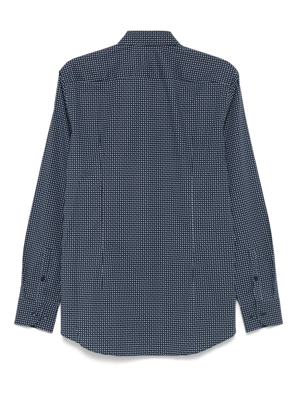 BOSS Overhemd met print - Blauw