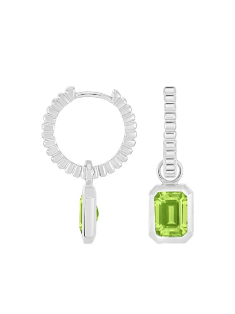 DOWER AND HALL Humbug Peridot earrings 