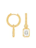 DOWER AND HALL Humbug white topaz earrings - Gold