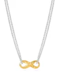 DOWER AND HALL Entwined Infinity pendant necklace - Gold