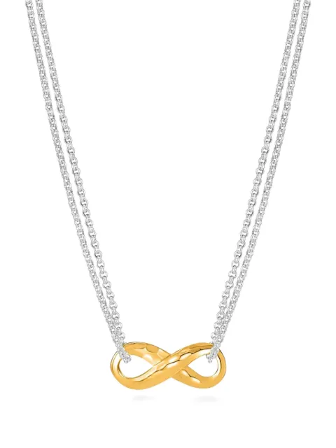 DOWER AND HALL Colar Entwined Infinity com pingente