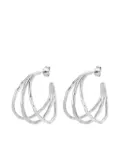 DOWER AND HALL Waterfall hoops - Silver