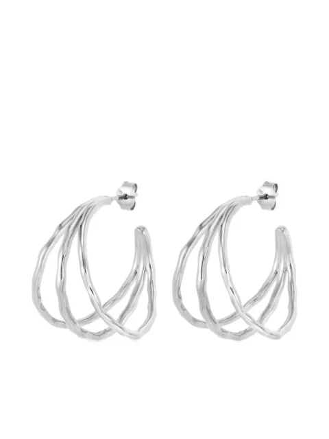 DOWER AND HALL Waterfall hoops