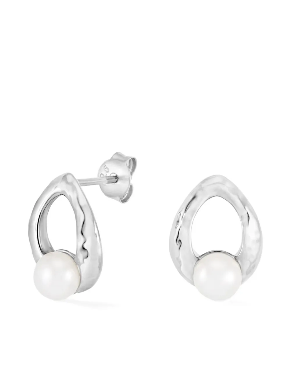 DOWER AND HALL Waterfall stud earrings | Silver | Image 1