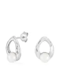 DOWER AND HALL Waterfall stud earrings - Silver