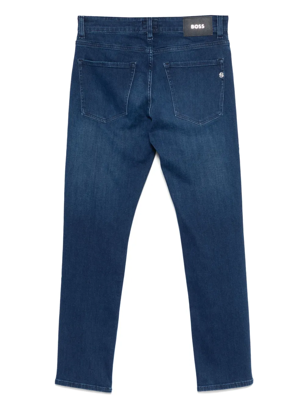 BOSS Stretch-katoenen jeans - Blauw