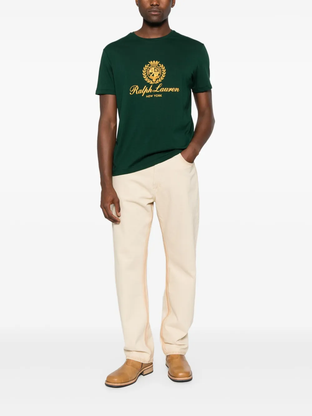 Polo Ralph Lauren T-shirt met borduurwerk - Groen