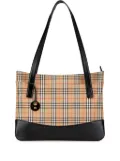 Burberry Pre-Owned 2000-2017 Haymarket Check Canvas tote bag - Brown