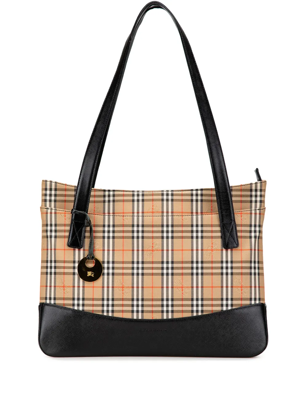 Burberry Pre-Owned 2000-2017 Haymarket Check Canvas tote bag | Brown | Image 1