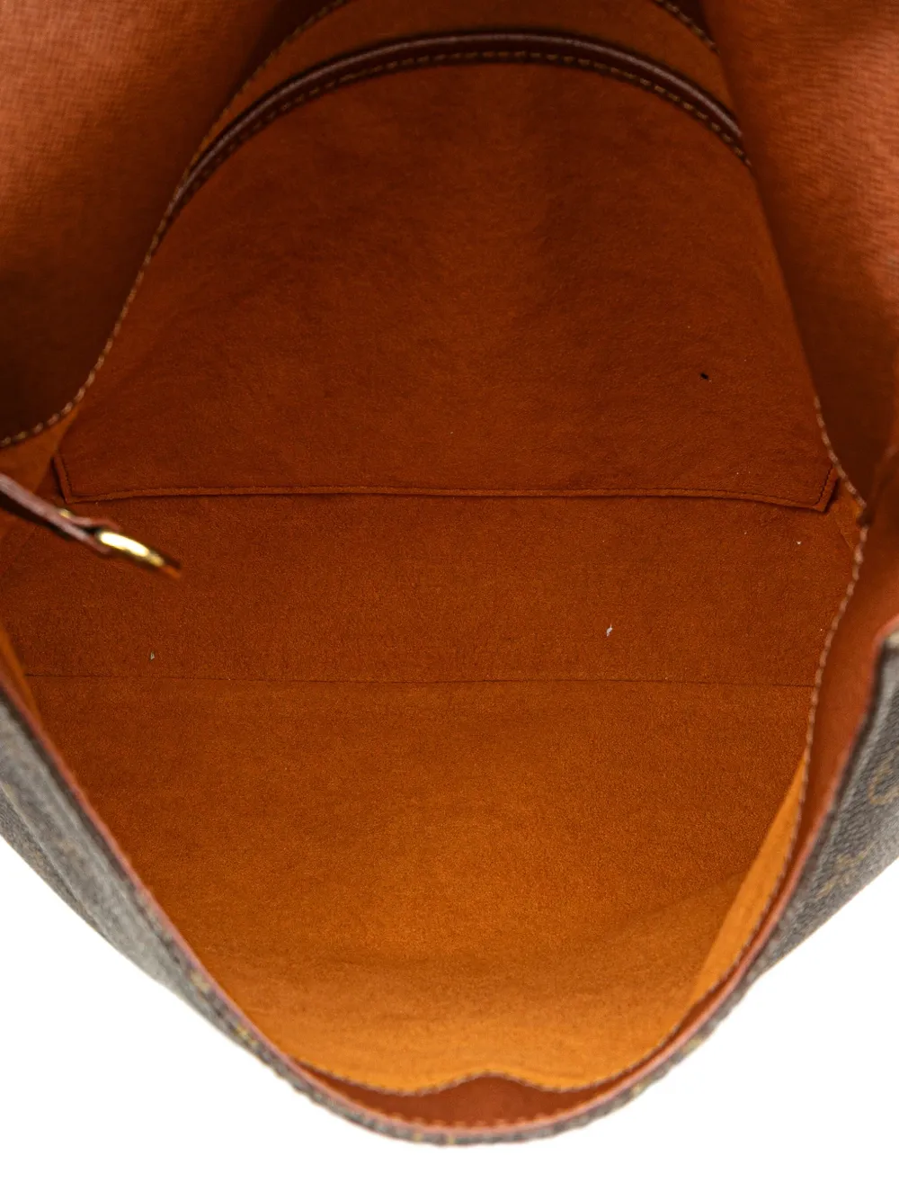 Pre-owned Louis Vuitton 1999 Monogram Musette Salsa Gm Crossbody Bag In Brown