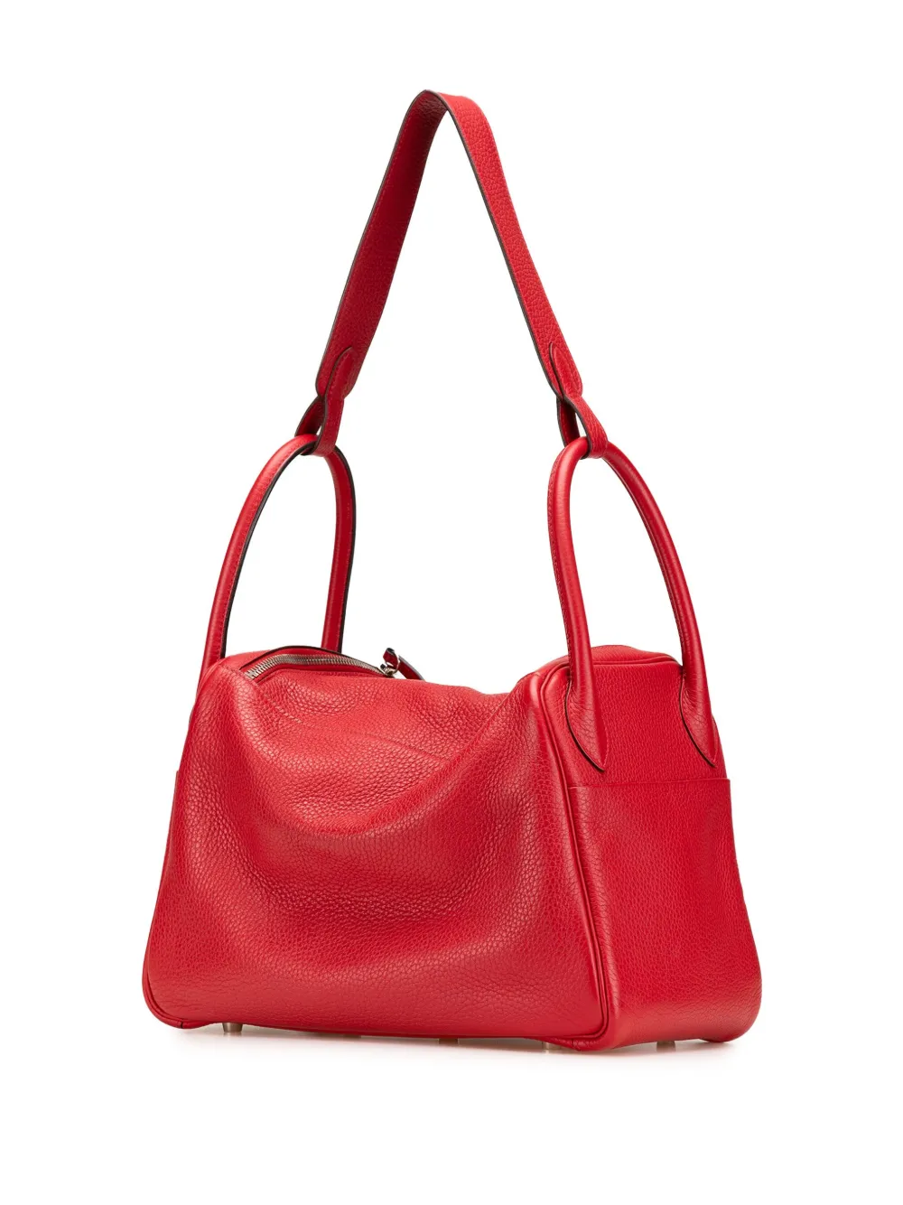 Pre-owned Hermes 2018 Clemence Lindy 30 Shoulder Bag