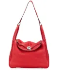 Hermès Pre-Owned 2018 Clemence Lindy 30 shoulder bag - Red