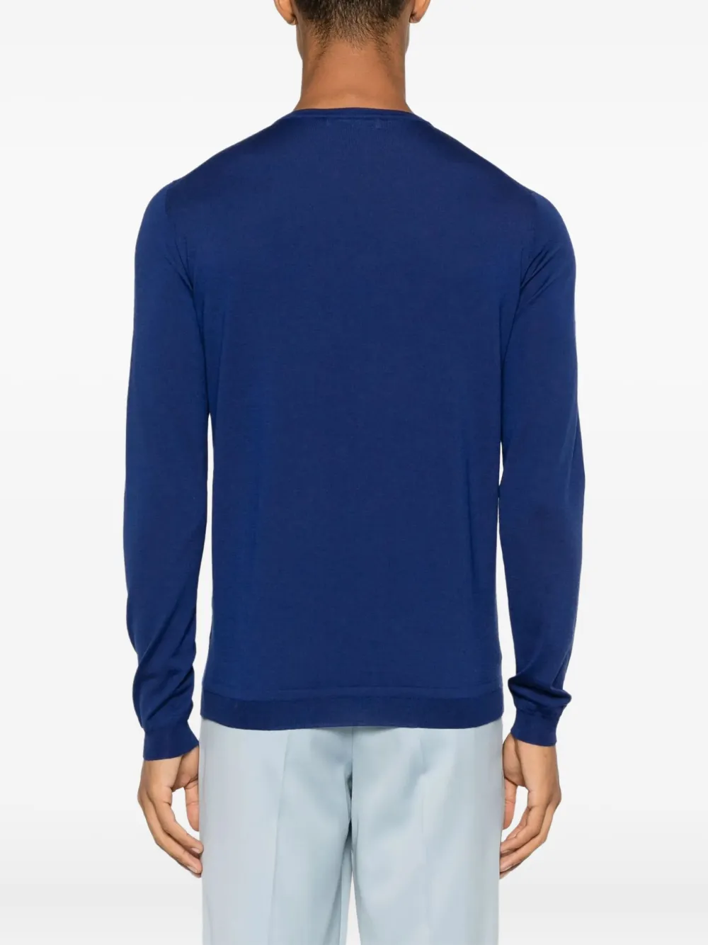 Goes Botanical Crew-neck Sweater In Blue