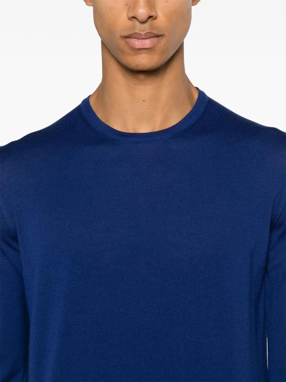 Goes Botanical Crew-neck Sweater In Blue