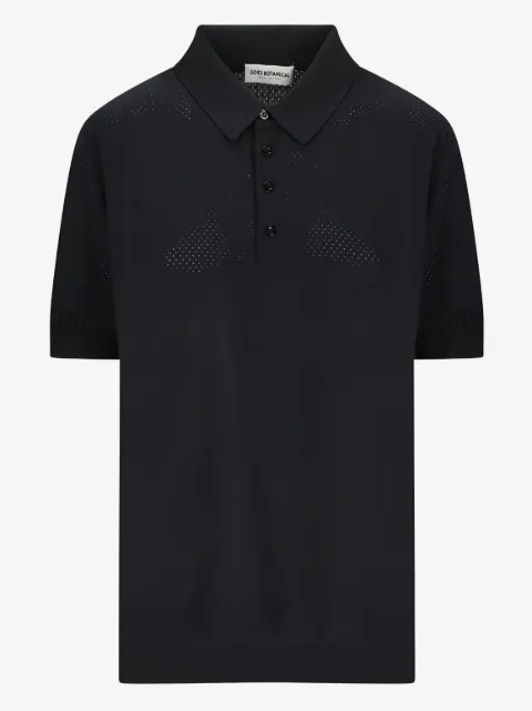 GOES BOTANICAL perforated polo shirt