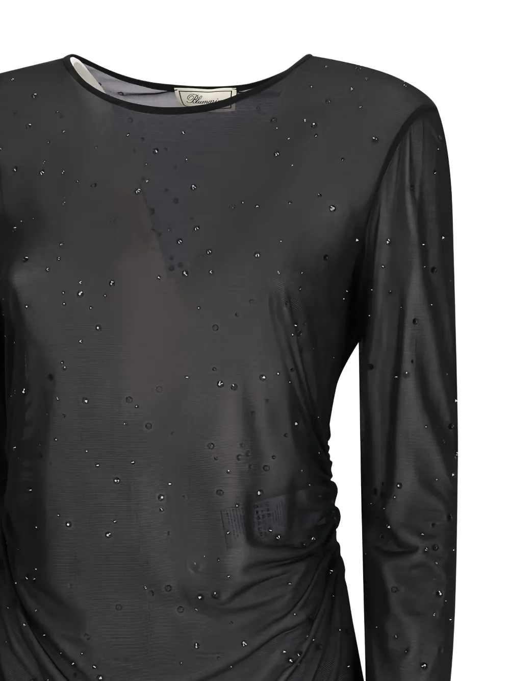 Blumarine T-shirt verfraaid met kristallen Zwart