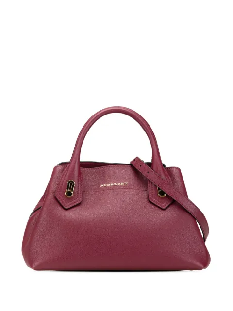 Burberry Pre-Owned bolsa satchel Milton de piel de becerro granulada 2000-2017