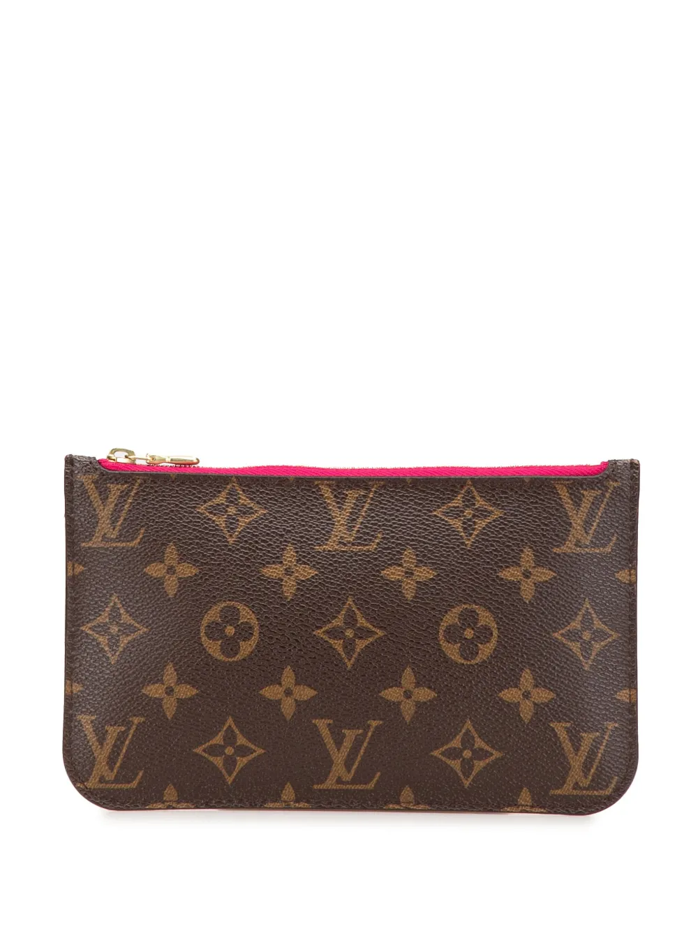 Louis Vuitton Pre-Owned 2015 Monogram Neverfull pouch - ブラウン Louis Vuitton Pre-Owned 2015 Monogram Neverfull pouch - ブラウン