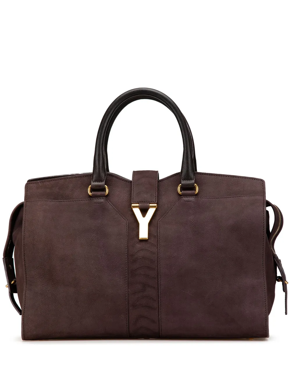 Saint Laurent Pre-Owned 2000-2013 Medium Leather Cabas Chyc satchel | Brown | Image 1