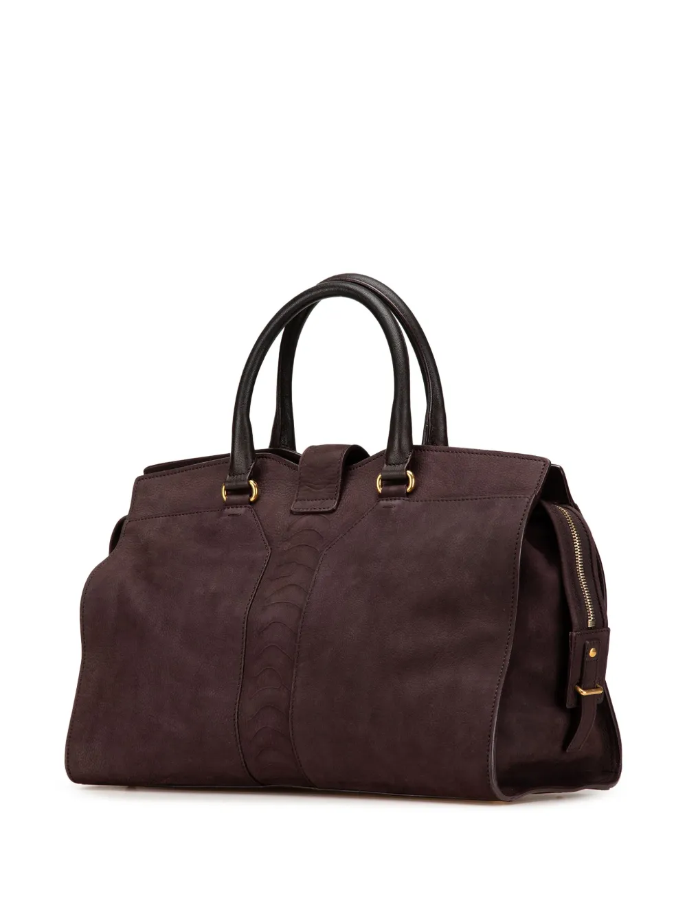 Pre-owned Saint Laurent 2000-2013 Medium Leather Cabas Chyc Satchel