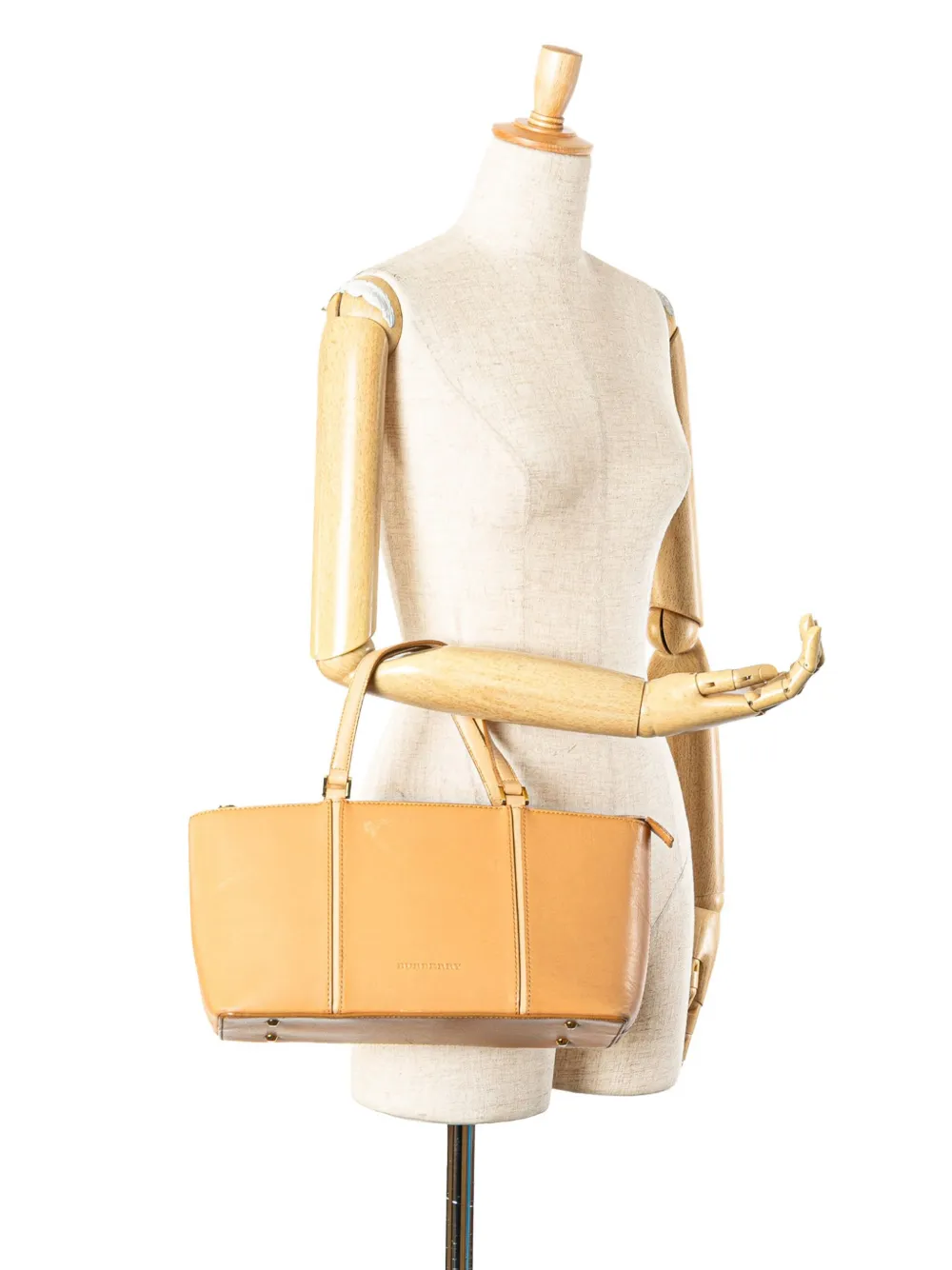 Burberry Pre-Owned 2000-2017 Leather tote bag | Pre-Owned | Image 2