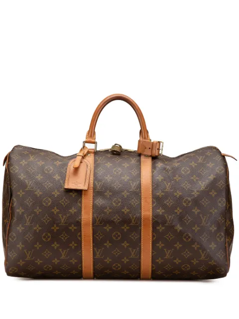Louis Vuitton Pre-Owned Borsa da viaggio Keepall 50 con monogramma 1995