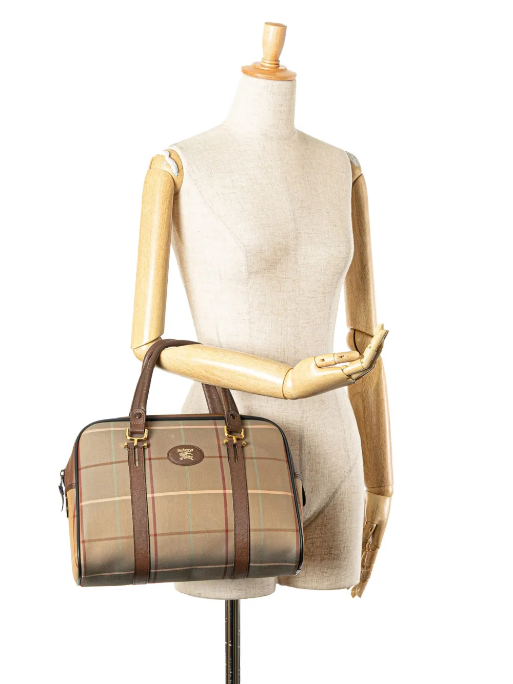 Burberry Pre-Owned 20th Century Vintage Check Canvas handbag | Pre-Owned | Image 2