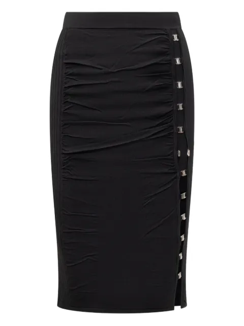 PINKO logo-patch pencil skirt
