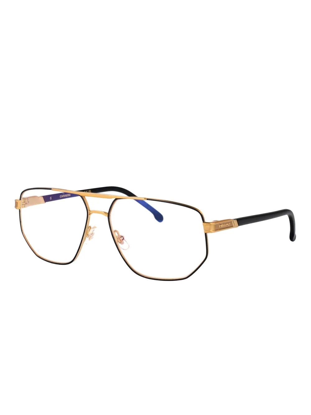 Carrera Bril met geometrisch montuur Goud