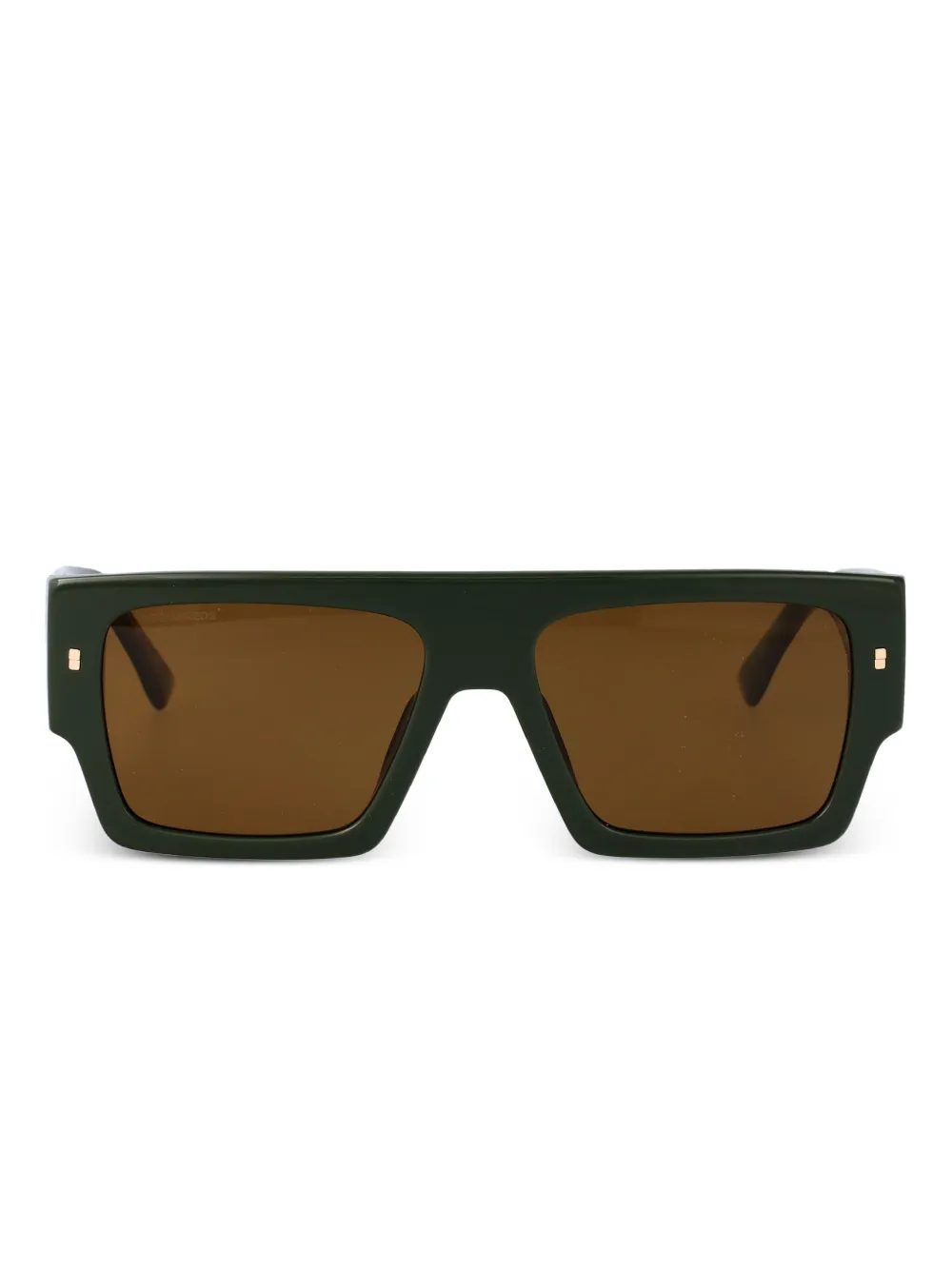 DSQUARED2 EYEWEAR rectangle-frame sunglasses - Verde