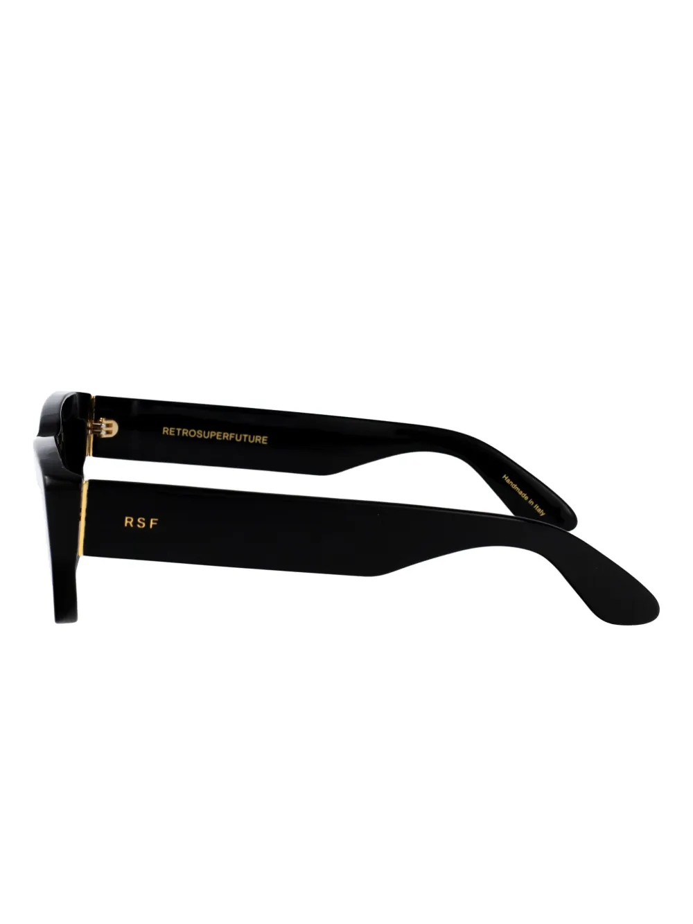Retrosuperfuture Ra geometric-frame acetate sunglasses Zwart