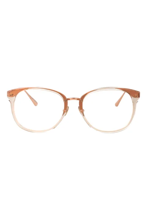 Linda Farrow Cyrus round-frame glasses