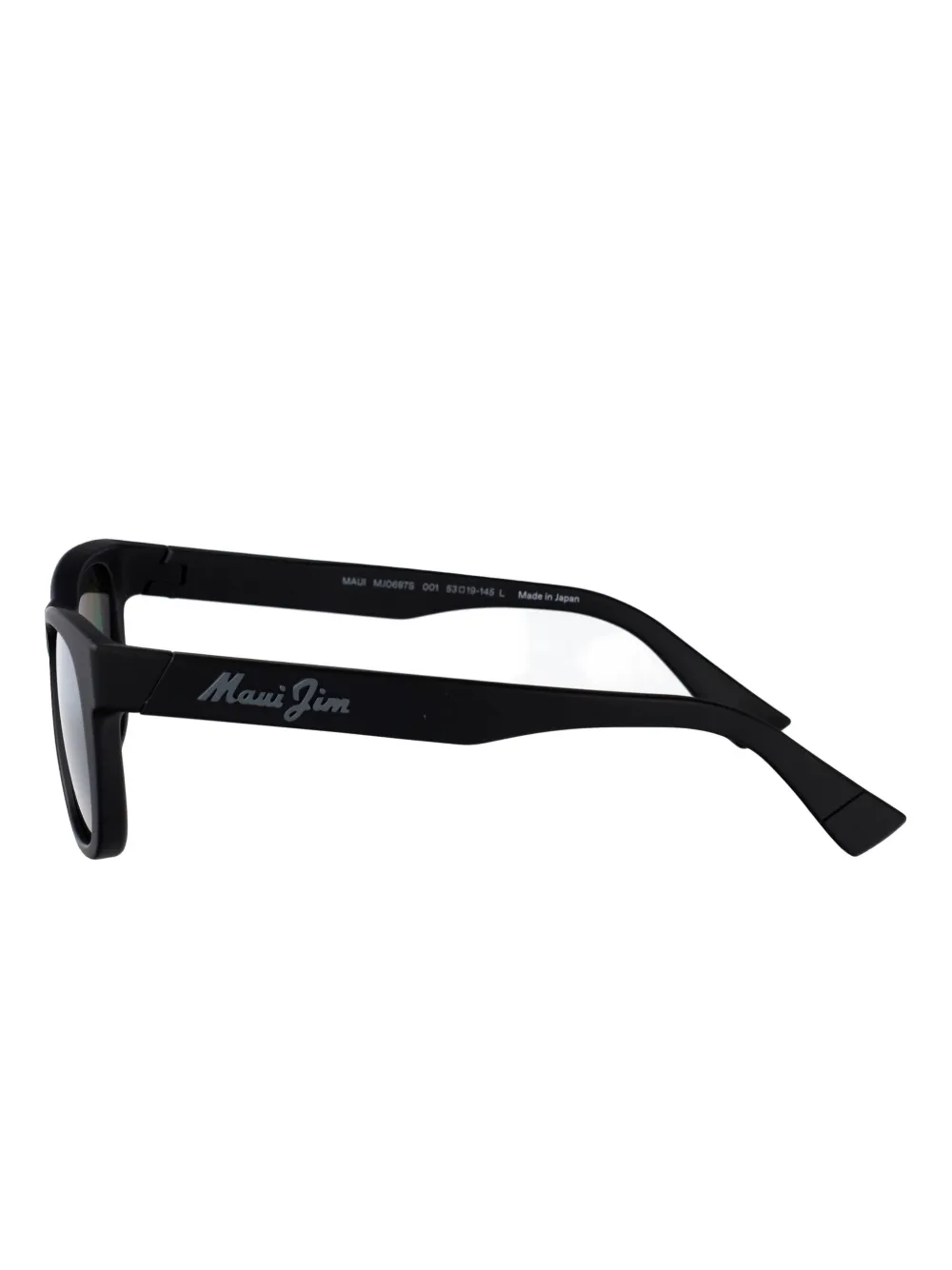 Maui Jim Kaulike zonnebril met rechthoekig montuur Zwart