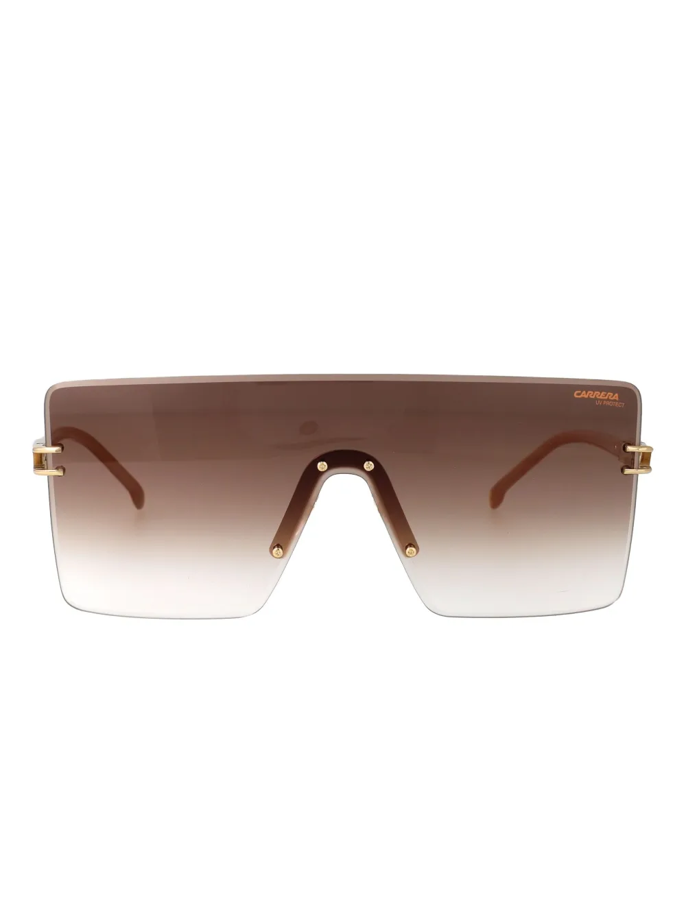 Carrera rimless shield-frame sunglasses - Oro