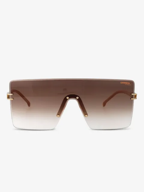 Carrera rimless shield-frame sunglasses