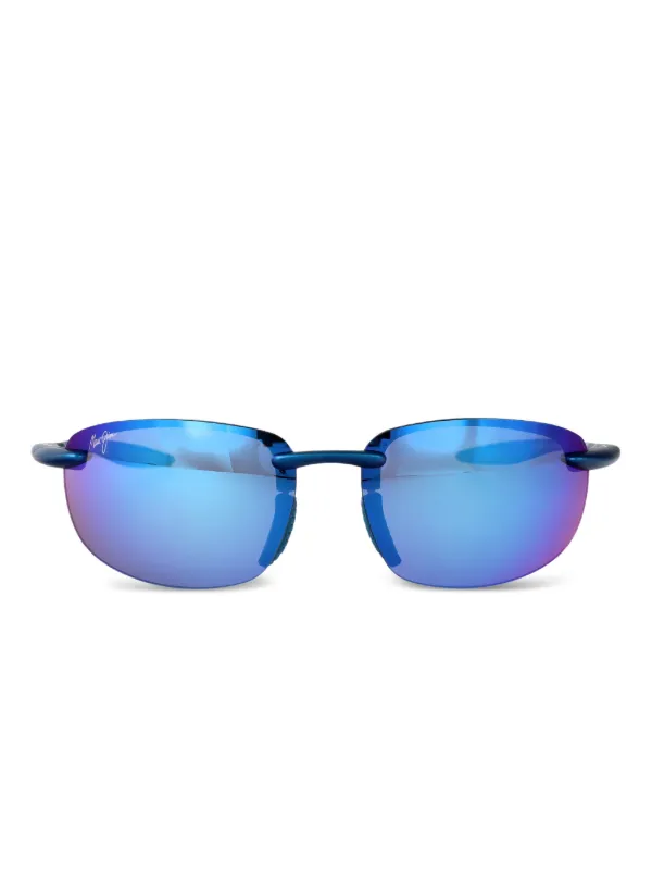 Maui Jim Ho'okipa Rimless Sunglasses Blue FARFETCH UK