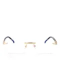 Carrera rectangle-frame glasses - Gold