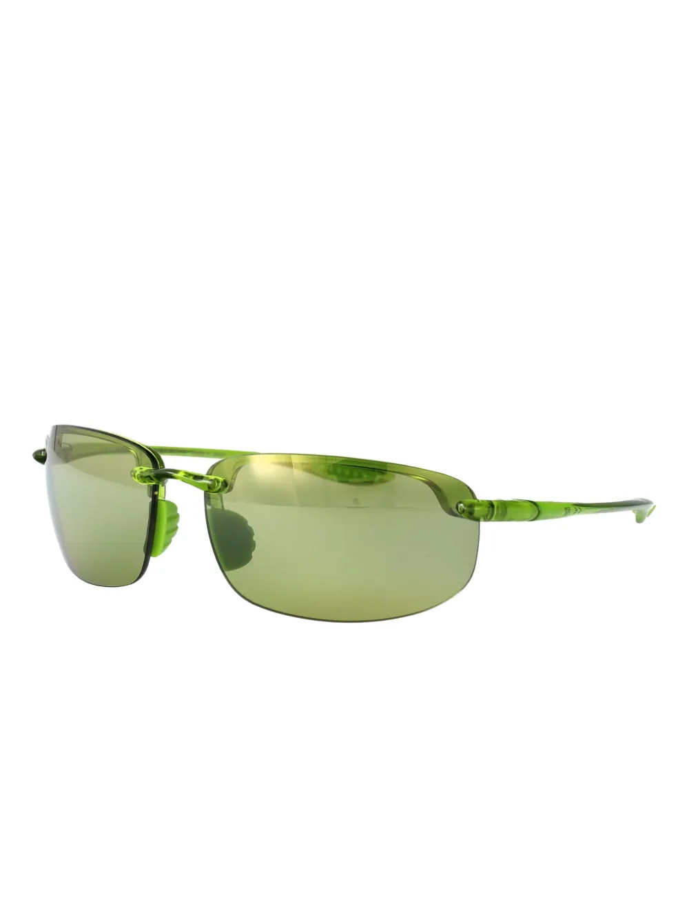 Maui Jim Ho'okipa semi-rimless sunglasses Groen