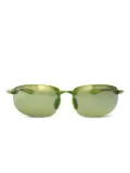 Maui Jim Ho'okipa semi-rimless sunglasses - Green