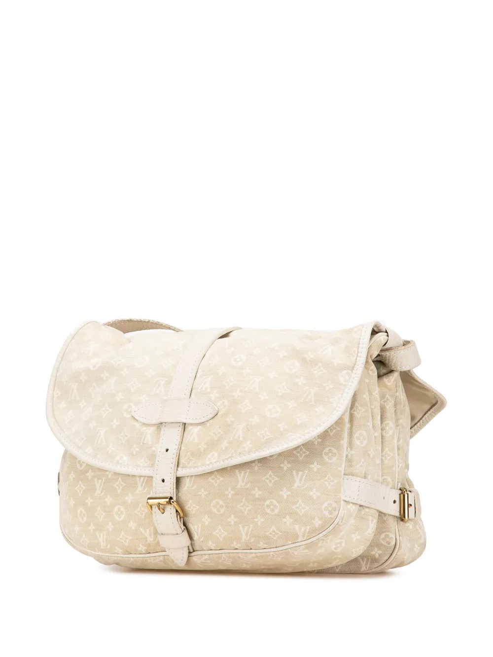 Pre-owned Louis Vuitton 2007 Monogram Mini Lin Saumur Crossbody Bag
