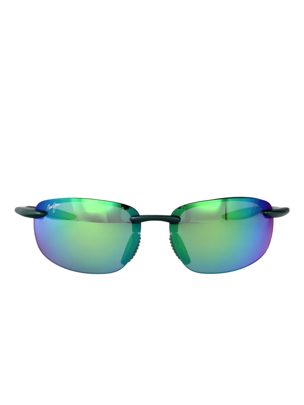 Maui Jim Ho'okipa Ultra rimless mirrored sunglasses - Verde
