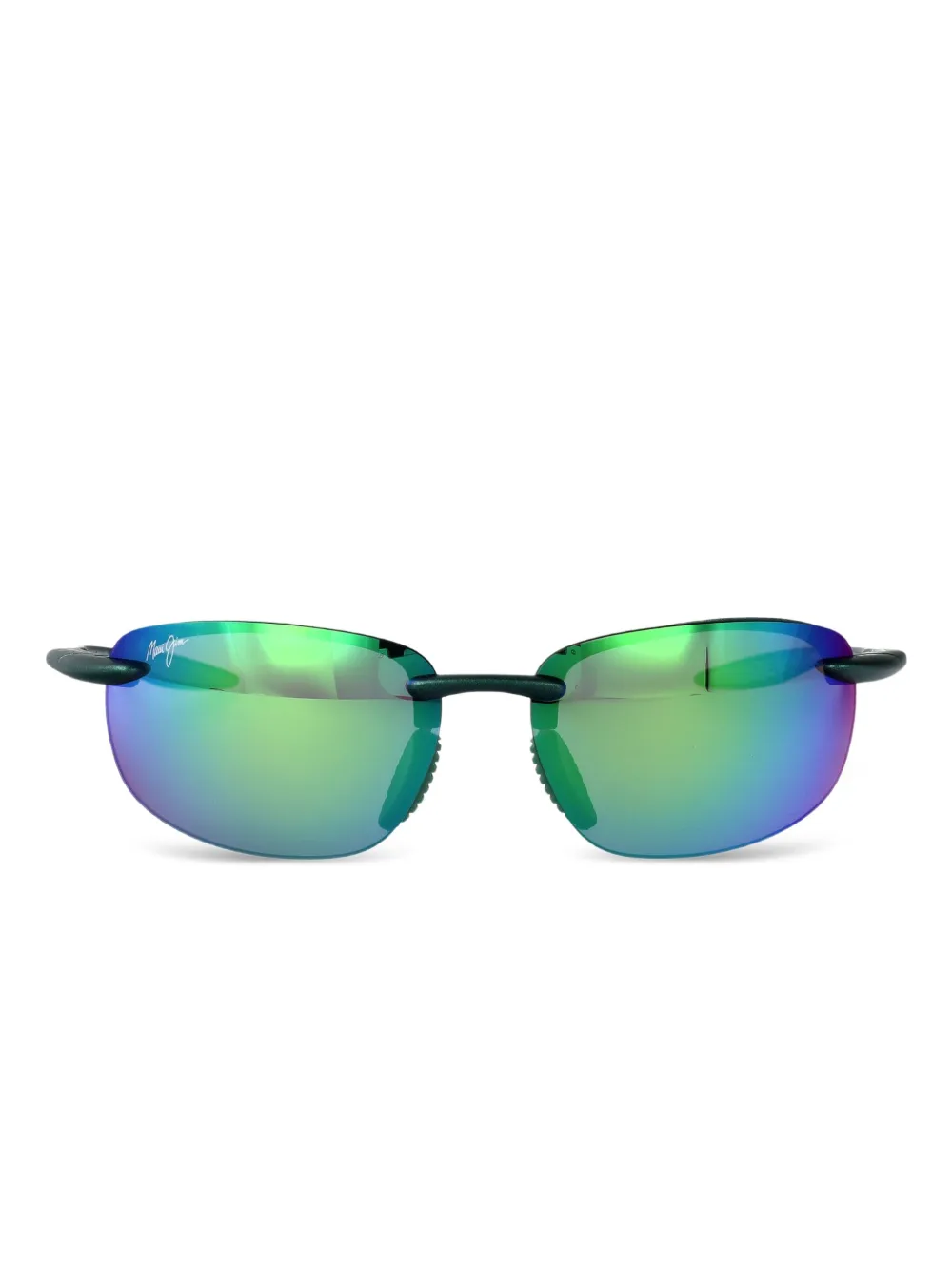 Maui Jim Ho'okipa Ultra zonnebril met randloos montuur Groen